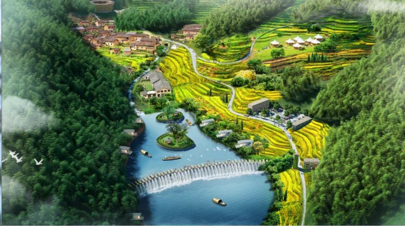 东莞3D效果图 鸟瞰图 景观图制作