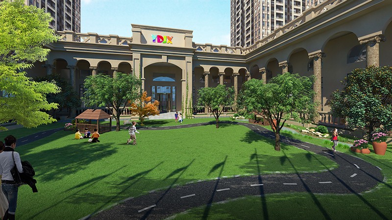 东莞3D效果图 鸟瞰图 景观图制作